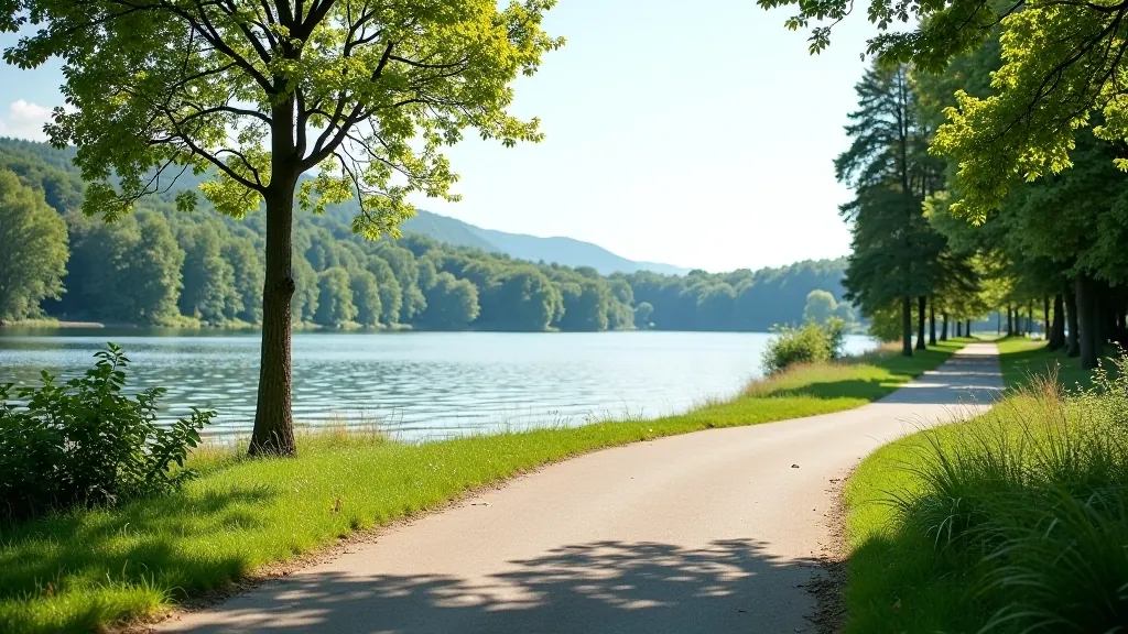 Durbes ezera skats no promenādes — maršruta apskate iesācējiem